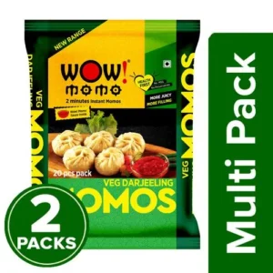 Wow! Momo Darjeeling Veg Momos, 2x20 pcs Multipack