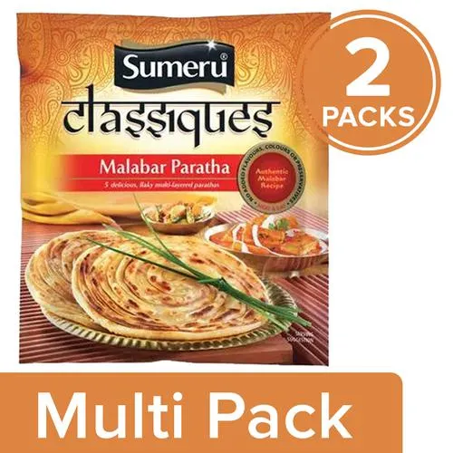 sumeru Malabar - Paratha, 2x300 g Multipack
