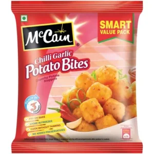 McCain Crunchy Potato Nuggets - Chilli Garlic Potato Bites, 700 g