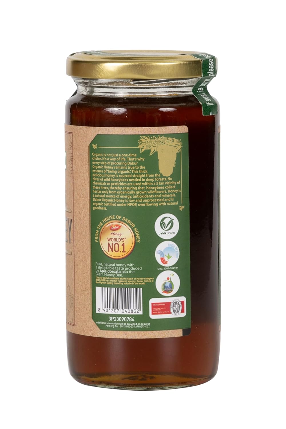 Dabur Raw Organic Honey - Image 3